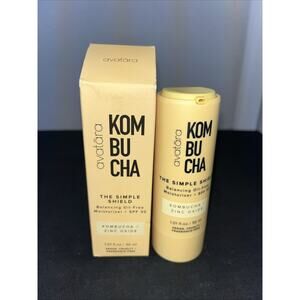 Avatara Kombucha The Simple Shield Face Moisturizer Spf 30 Oil Free 100% Mineral